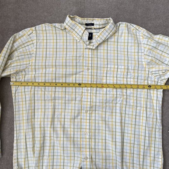 Gap Shirt Mens XL Plaid Button Down Classic Fit Lightweight Office Casual - Picture 6 of 8